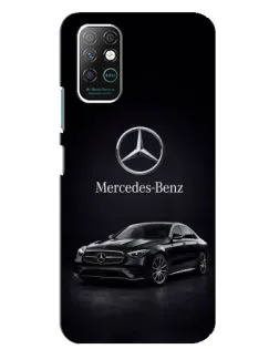 Чехол для Infinix Note 8 с картинкой «Mercedes — решетка радиатора»