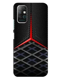 Чехол для Infinix Note 8 с картинкой «Mercedes Carbon Grid»