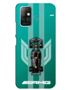 Чехол для Infinix Note 8 с картинкой «Mercedes AMG Petronas»