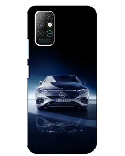 Чехол для Infinix Note 8 с картинкой «Ночной Mercedes EQ»