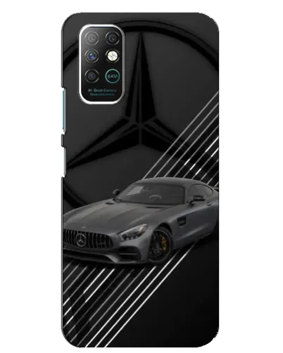 Чехол для Infinix Note 8 с картинкой «Mercedes AMG — графика»
