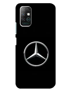 Чехол для Infinix Note 8 с картинкой «Mercedes классический лого»