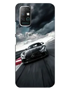 Чехол для Infinix Note 8 с картинкой «Гоночный Mercedes AMG»
