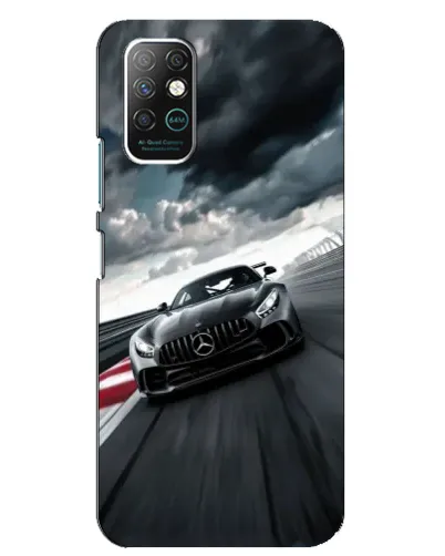Чехол для Infinix Note 8 с картинкой «Гоночный Mercedes AMG»