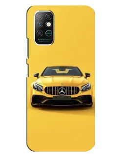 Чехол для Infinix Note 8 с картинкой «Желтый Mercedes GT»