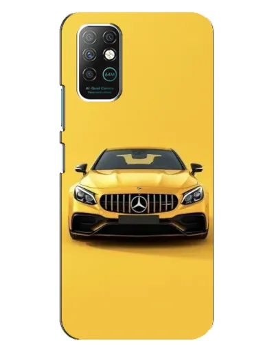 Чехол для Infinix Note 8 с картинкой «Желтый Mercedes GT»