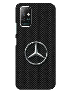 Чохол для Infinix Note 8 з картинкою «Карбоновий Mercedes стиль»