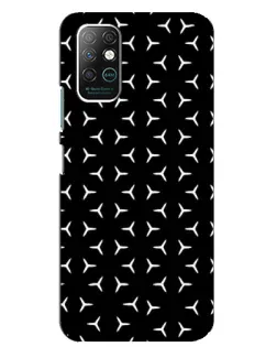Чохол для Infinix Note 8 з картинкою «Mercedes паттерн зірок»