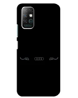Чохол для Infinix Note 8 з картинкою «Audi — світловий підпис»