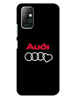Чохол для Infinix Note 8 з картинкою «Логотип Audi Heart»