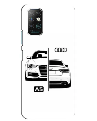 Чехол для Infinix Note 8 с картинкой «Audi — контрастный дизайн» Чехол для Infinix Note 8 с картинкой «Audi — контрастный дизайн»