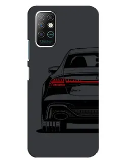 Чехол для Infinix Note 8 с картинкой «Задняя часть Audi — арт»