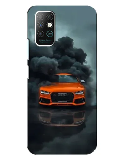 Чехол для Infinix Note 8 с картинкой «Audi в облаках дыма» Чехол для Infinix Note 8 с картинкой «Audi в облаках дыма»