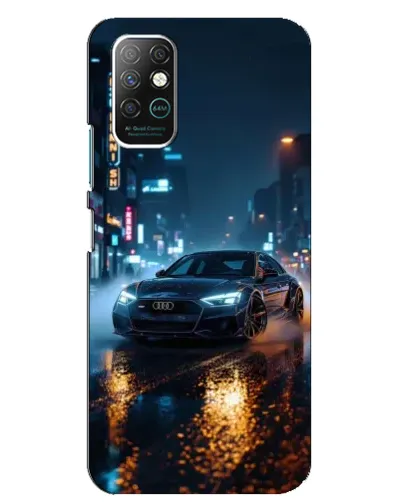 Чехол для Infinix Note 8 с картинкой «Ночной город и Audi» Чехол для Infinix Note 8 с картинкой «Ночной город и Audi»