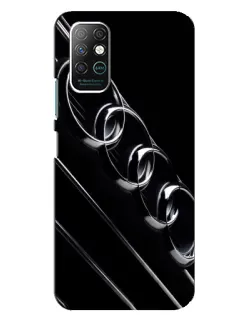 Чехол для Infinix Note 8 с картинкой «Audi — абстрактные кольца»