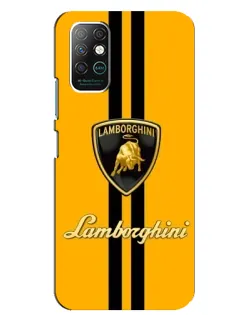 Чехол для Infinix Note 8 с картинкой «Lamborghini Stripe желтый» Чехол для Infinix Note 8 с картинкой «Lamborghini Stripe желтый»