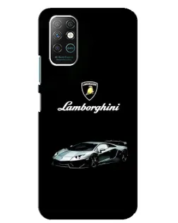 Чохол для Infinix Note 8 з картинкою «Логотип Lamborghini класика»