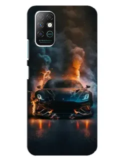 Чохол для Infinix Note 8 з картинкою «Lamborghini димна естетика»