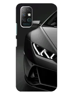 Чохол для Infinix Note 8 з картинкою «Lamborghini фари деталізація»