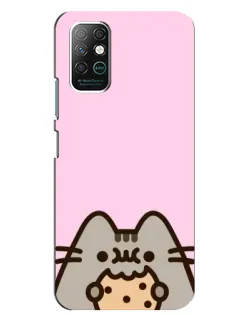 Чехол для Infinix Note 8 с картинкой «Pusheen и печенье» Чехол для Infinix Note 8 с картинкой «Pusheen и печенье»