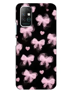 Чехол для Infinix Note 8 с картинкой «Геометрия банта»