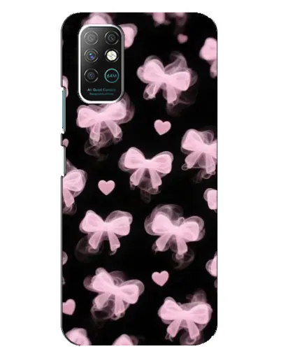 Чехол для Infinix Note 8 с картинкой «Геометрия банта»