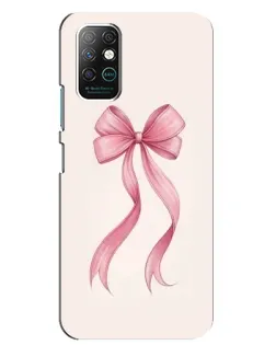 Чехол для Infinix Note 8 с картинкой «Розовый бант»