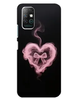 Чехол для Infinix Note 8 с картинкой «Дымчатое сердце»