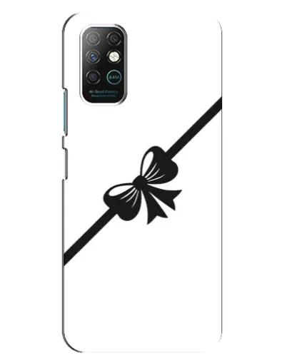 Чехол для Infinix Note 8 с картинкой «Диагональный бант»