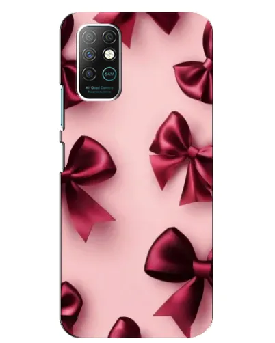 Чехол для Infinix Note 8 с картинкой «Бордовый атлас»