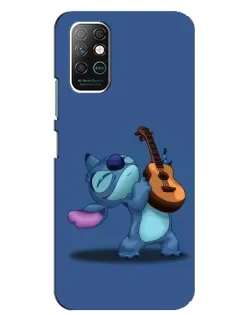 Чехол для Infinix Note 8 с картинкой «Стич с укулеле»
