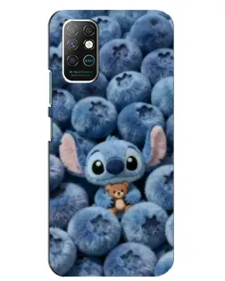 Чехол для Infinix Note 8 с картинкой «Стич и голубика»