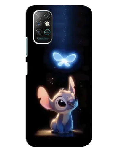 Чехол для Infinix Note 8 с картинкой «Сияющий Стич»