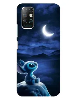 Чехол для Infinix Note 8 с картинкой «Лунная ночь Стича»