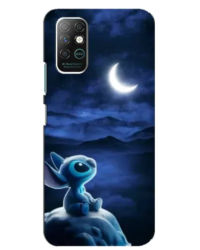 Чехол для Infinix Note 8 с картинкой «Лунная ночь Стича»