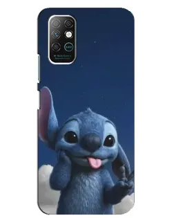 Чехол для Infinix Note 8 с картинкой «Стич в облаках»