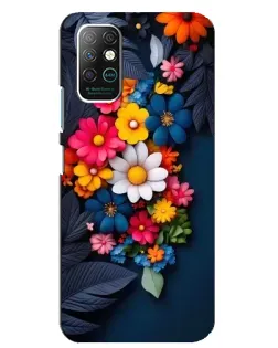 Чехол для Infinix Note 8 с картинкой «Цветочная феерия»