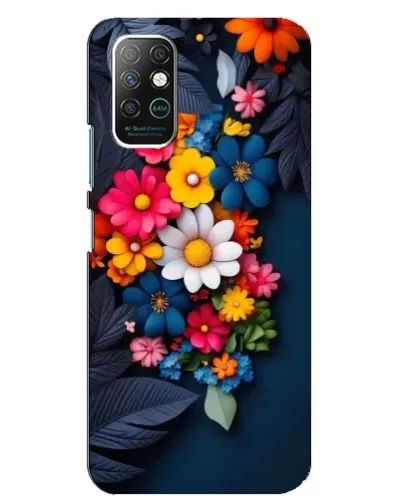 Чехол для Infinix Note 8 с картинкой «Цветочная феерия»