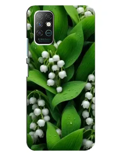 Чехол для Infinix Note 8 с картинкой «Ландыши в зелени»