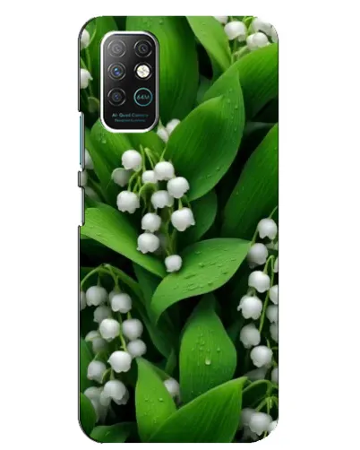 Чехол для Infinix Note 8 с картинкой «Ландыши в зелени»