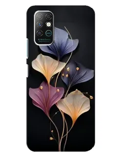 Чехол для Infinix Note 8 с картинкой «Лиловые цветы грации»