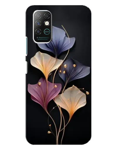 Чехол для Infinix Note 8 с картинкой «Лиловые цветы грации»