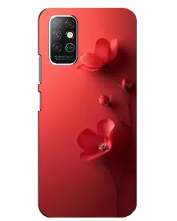 Чехол для Infinix Note 8 с картинкой «Маковые соцветия»