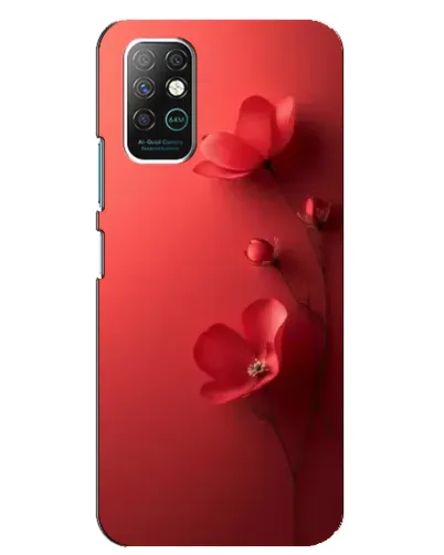 Чехол для Infinix Note 8 с картинкой «Маковые соцветия»
