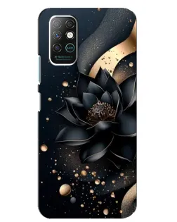 Чехол для Infinix Note 8 с картинкой «Черный лотос»