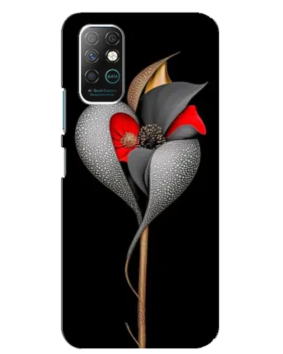 Чехол для Infinix Note 8 с картинкой «Серебряный фантазийный цветок» Чехол для Infinix Note 8 с картинкой «Серебряный фантазийный цветок»