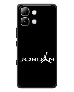 Чехол для Infinix Note Edge с картинкой «Jordan White Logo»