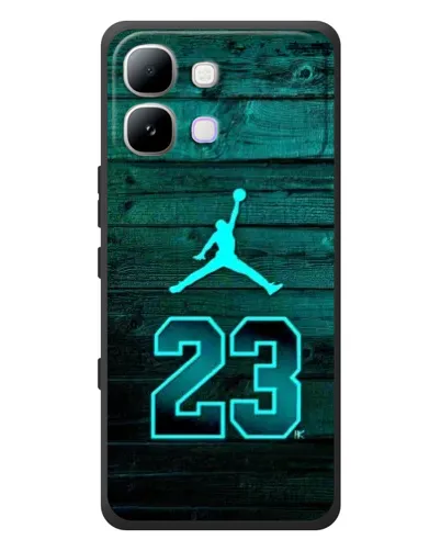 Чехол для Infinix Note Edge с картинкой «Jordan Cyan 23»