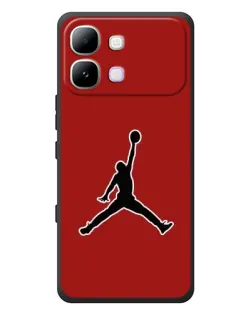 Чехол для Infinix Note Edge с картинкой «Jordan Red Back»