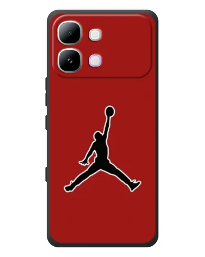 Чехол для Infinix Note Edge с картинкой «Jordan Red Back»